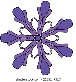 La ilustración del vector de flor de clove puede utilizarse para papel de pared, decoración e iconos
