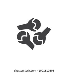 Clove spice vector icon. filled flat sign for mobile concept and web design. Dried cloves glyph icon. Symbol, logo illustration. Vector graphics