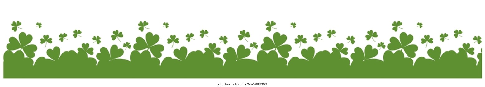 clover background card banner frame card, Paper cut decorations ,border or frame design