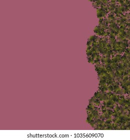 Clover background is a confetti which consist of many isolated elements. Stylish and beautiful clover background. Can be used as poster, border, background, wallpaper, card and etc