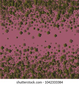 Clover background is a confetti which consist of many isolated elements. Stylish and beautiful clover background. Can be used as poster, border, background, wallpaper, card and etc
