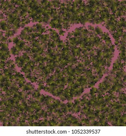 Clover background is a confetti which consist of many isolated elements. Stylish and beautiful clover background. Can be used as poster, border, background, wallpaper, card and etc
