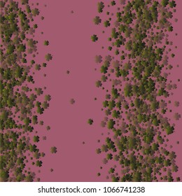 Clover background is a confetti which consist of many isolated elements. Stylish and beautiful clover background. Can be used as poster, border, background, wallpaper, card and etc