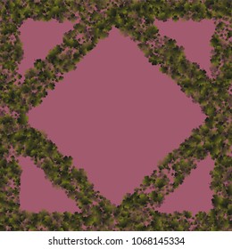 Clover background is a confetti which consist of many isolated elements. Stylish and beautiful clover background. Can be used as poster, border, background, wallpaper, card and etc
