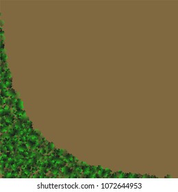 Clover background is a confetti which consist of many isolated elements. Stylish and beautiful clover background. Can be used as poster, border, background, wallpaper, card and etc