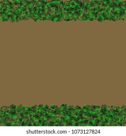 Clover background is a confetti which consist of many isolated elements. Stylish and beautiful clover background. Can be used as poster, border, background, wallpaper, card and etc