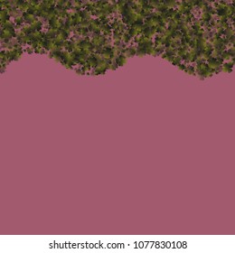 Clover background is a confetti which consist of many isolated elements. Stylish and beautiful clover background. Can be used as poster, border, background, wallpaper, card and etc