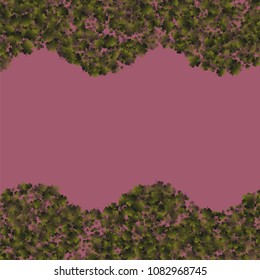 Clover background is a confetti which consist of many isolated elements. Stylish and beautiful clover background. Can be used as poster, border, background, wallpaper, card and etc