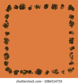 Clover background green is a confetti which consist of many isolated elements. Stylish and beautiful clover background green. Can be used as poster, border, background, wallpaper, card and etc