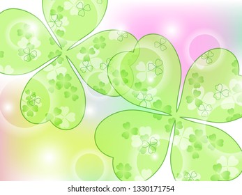 Clover background image,colorful