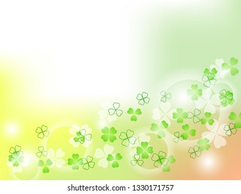 Clover background image,colorful