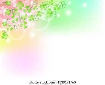 Clover background image,colorful