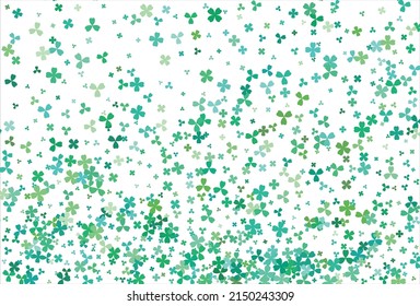 Clover background. Clover leaf, St. Patrick day vector background