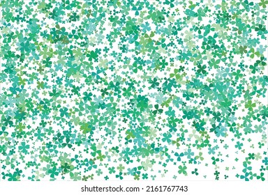 Clover background. Clover leaf, St. Patrick day vector background