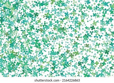 Clover background. Clover leaf, St. Patrick day vector background