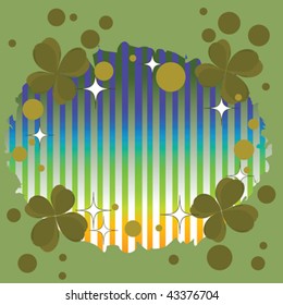 Clover background for Saint Patrick's Day