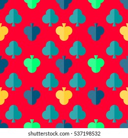 Clover background seamless vector
