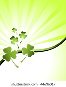 clover background for the St. Patrick's Day