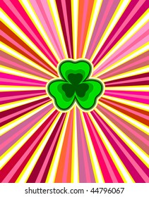 clover background for the St. Patrick's Day