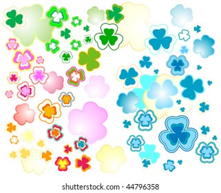 clover background for the St. Patrick's Day