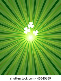 clover background for the St. Patrick's Day