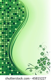  clover background for the St. Patrick's Day
