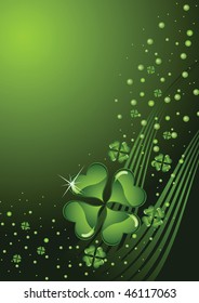 clover background for the St. Patrick's Day