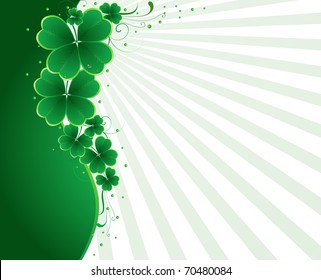 clover background for the St. Patrick's Day