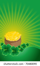 clover background for the St. Patrick's Day
