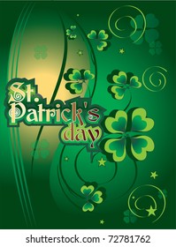 clover background for the St. Patrick's Day