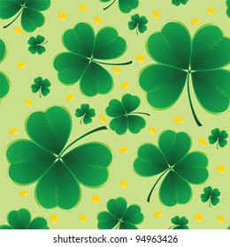 clover background for the St. Patrick's Day