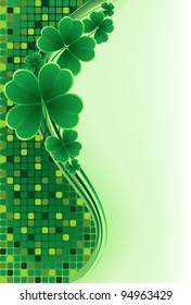 clover background for the St. Patrick's Day