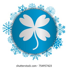clover christmas icon