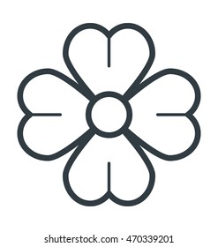 Clover Colored Vector Icon