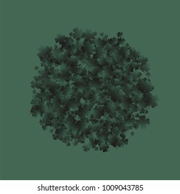 Clover is a confetti which consist of many isolated elements. Stylish and beautiful clover. Can be used as poster, border, background, wallpaper, card and etc