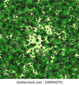 Clover is a confetti which consist of many isolated elements. Stylish and beautiful clover. Can be used as poster, border, background, wallpaper, card and etc