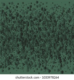 Clover is a confetti which consist of many isolated elements. Stylish and beautiful clover. Can be used as poster, border, background, wallpaper, card and etc