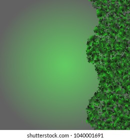 Clover is a confetti which consist of many isolated elements. Stylish and beautiful clover. Can be used as poster, border, background, wallpaper, card and etc