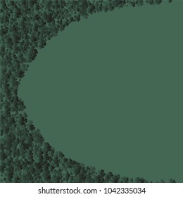 Clover is a confetti which consist of many isolated elements. Stylish and beautiful clover. Can be used as poster, border, background, wallpaper, card and etc