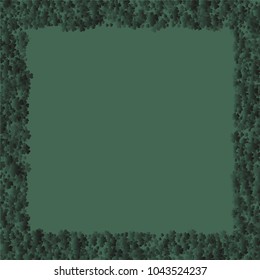 Clover is a confetti which consist of many isolated elements. Stylish and beautiful clover. Can be used as poster, border, background, wallpaper, card and etc