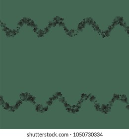 Clover is a confetti which consist of many isolated elements. Stylish and beautiful clover. Can be used as poster, border, background, wallpaper, card and etc