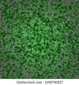 Clover is a confetti which consist of many isolated elements. Stylish and beautiful clover. Can be used as poster, border, background, wallpaper, card and etc