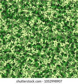 Clover is a confetti which consist of many isolated elements. Stylish and beautiful clover. Can be used as poster, border, background, wallpaper, card and etc