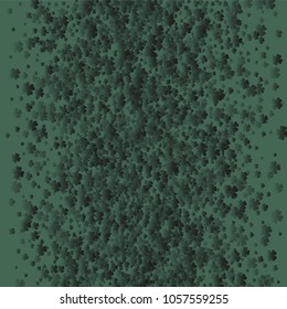 Clover is a confetti which consist of many isolated elements. Stylish and beautiful clover. Can be used as poster, border, background, wallpaper, card and etc