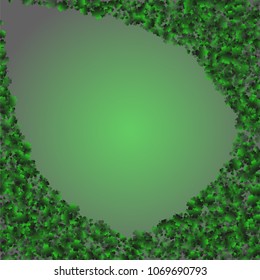 Clover is a confetti which consist of many isolated elements. Stylish and beautiful clover. Can be used as poster, border, background, wallpaper, card and etc