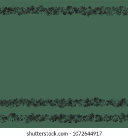 Clover is a confetti which consist of many isolated elements. Stylish and beautiful clover. Can be used as poster, border, background, wallpaper, card and etc