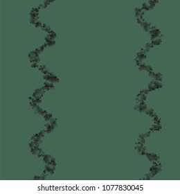 Clover is a confetti which consist of many isolated elements. Stylish and beautiful clover. Can be used as poster, border, background, wallpaper, card and etc