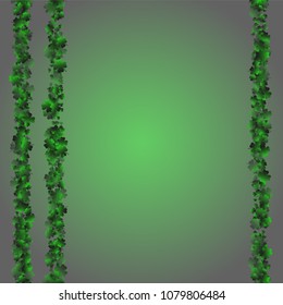 Clover is a confetti which consist of many isolated elements. Stylish and beautiful clover. Can be used as poster, border, background, wallpaper, card and etc