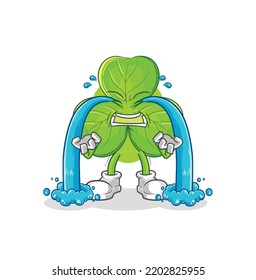 la ilustración de clover. vector de caracteres