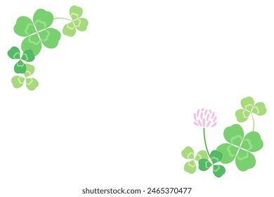 Clover Decoration Clip Arts Corner Diagonal
